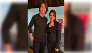 Avneet Kaur shares Namaste moment with Tom Cruise ahead Mission Impossible release