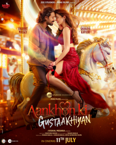 Vikrant Massey and Shanaya Kapoor’s ‘Aankhon Ki Gustaakhiyan’ poster Unveiled