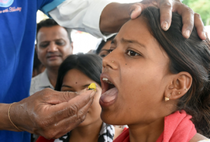 Asthma patients line up at Hyderabad’s Exhibition Grounds to take ‘fish prasadam’