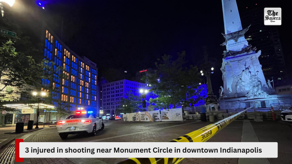 3 injured in shooting near Monument Circle in downtown Indianapolis