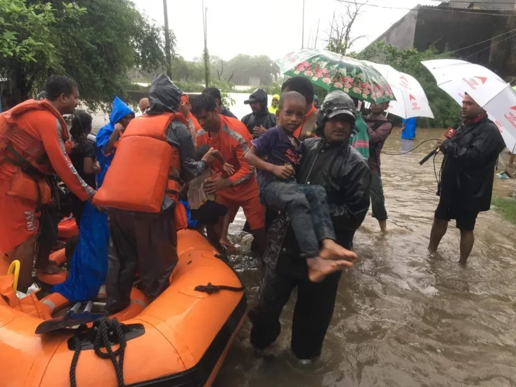 34 NDRF-SDRF teams deployed across Gujarat amid heavy rain alert