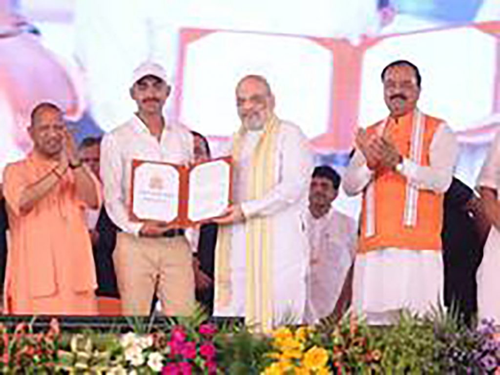 Amit Shah distributes appointment letters to 60,244 UP Police constables in Lucknow