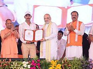 Amit Shah distributes appointment letters to 60,244 UP Police constables in Lucknow