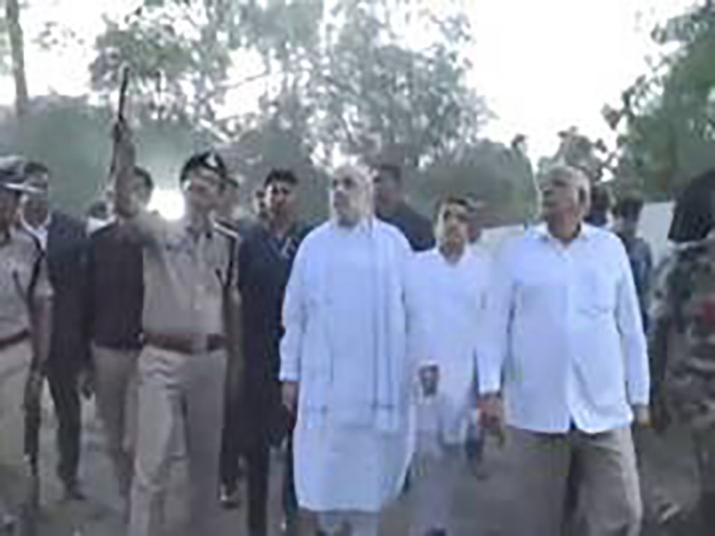 Amit Shah visits Air India crash site in Ahmedabad, reviews rescue efforts