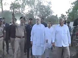 Amit Shah visits Air India crash site in Ahmedabad, reviews rescue efforts