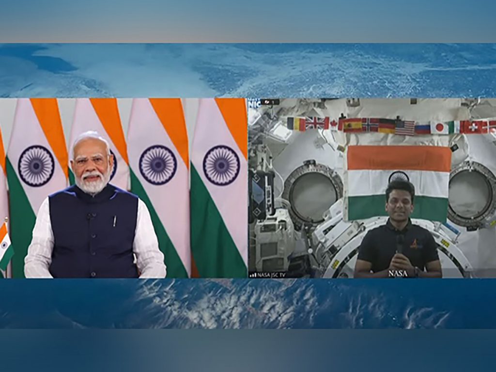 Astronaut Shubhanshu Shukla to PM Modi from ISS