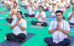 Delhi CM leads ‘Yoga with Yamuna’ event, ministers head separate sessions