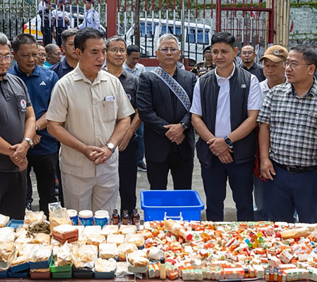 Drugs worth ₹4.29 crore destroyed in Mizoram in presence of CM Lalduhoma