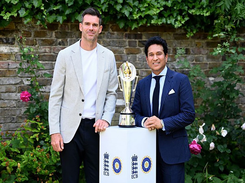 New trophy honours legends Anderson and Tendulkar for India-England Test series