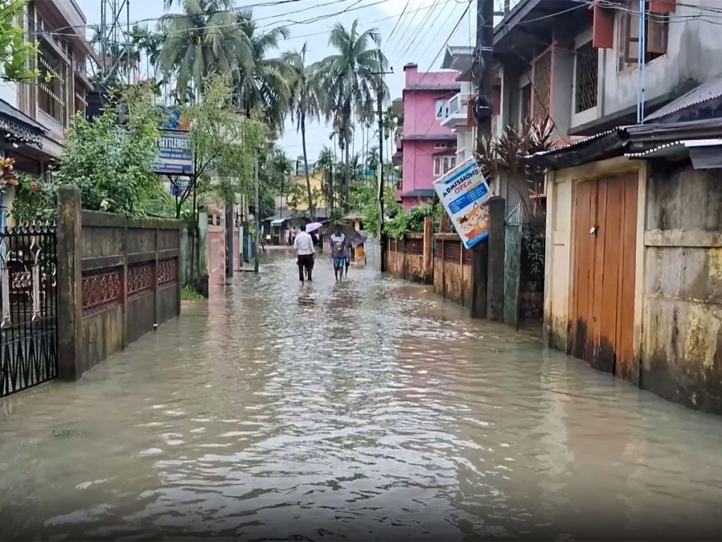 Over 40,000 affected in Sribhumi, 300 villages submerged