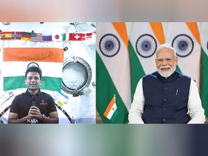 PM Modi interacts with group captain Shubhanshu Shukla aboard ISS