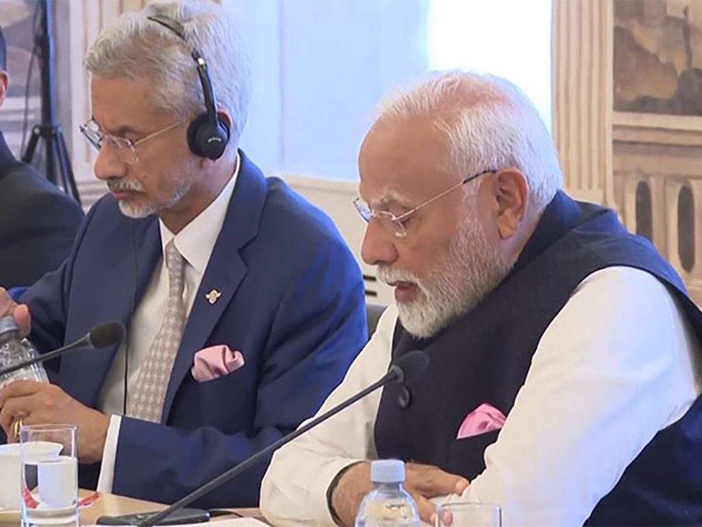 PM Modi participates in welcome ceremony at St Mark's Square