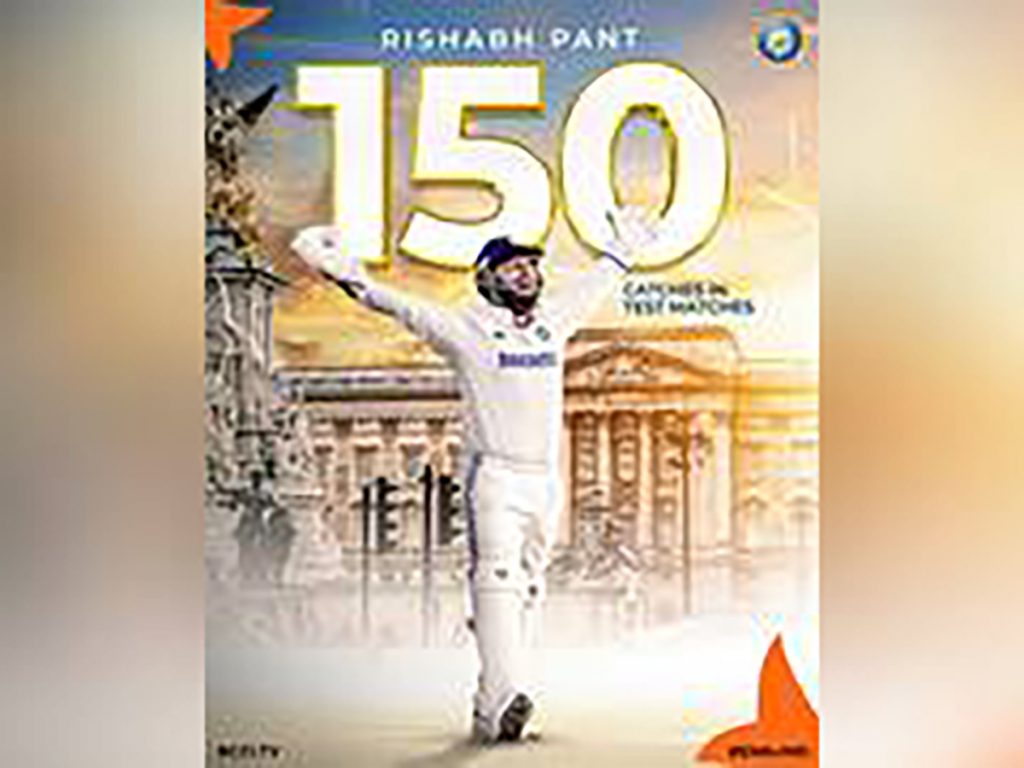 Pant completes 150 test catches, becomes India’s third-most successful wicketkeeper