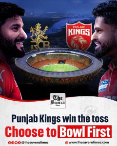 Punjab Kings won the toss choose to bowl against RCB