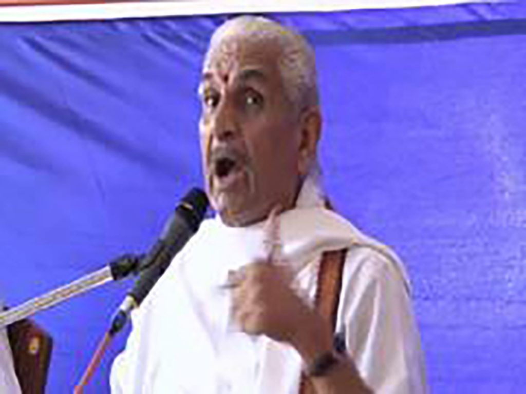 RSS leader Kalladka Prabhakar booked for provocative speech in Karnataka