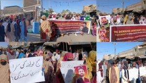 Protests erupt in Nushki over enforced disappearance of political activist Ghani Baloch