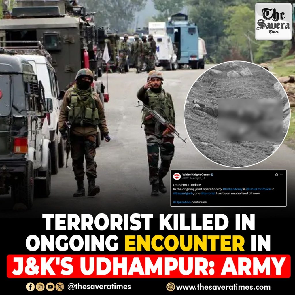Terrorist killed in ongoing Udhampur encounter in J&K