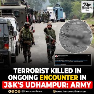 Terrorist killed in ongoing Udhampur encounter in J&K: Army