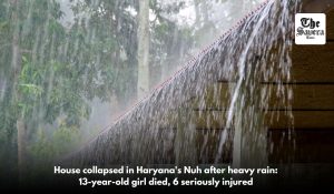 House collapsed in Haryana’s Nuh after heavy rain: 13-year-old girl died, 6 seriously injured