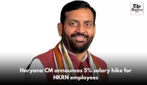 Haryana CM announces 5% salary hike for HKRN employees