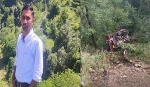Himachal: Tipper falls into 100-meter deep gorge in Mandi, driver dead