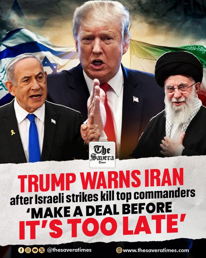 Trump warns Iran after Israeli strikes kill top commanders