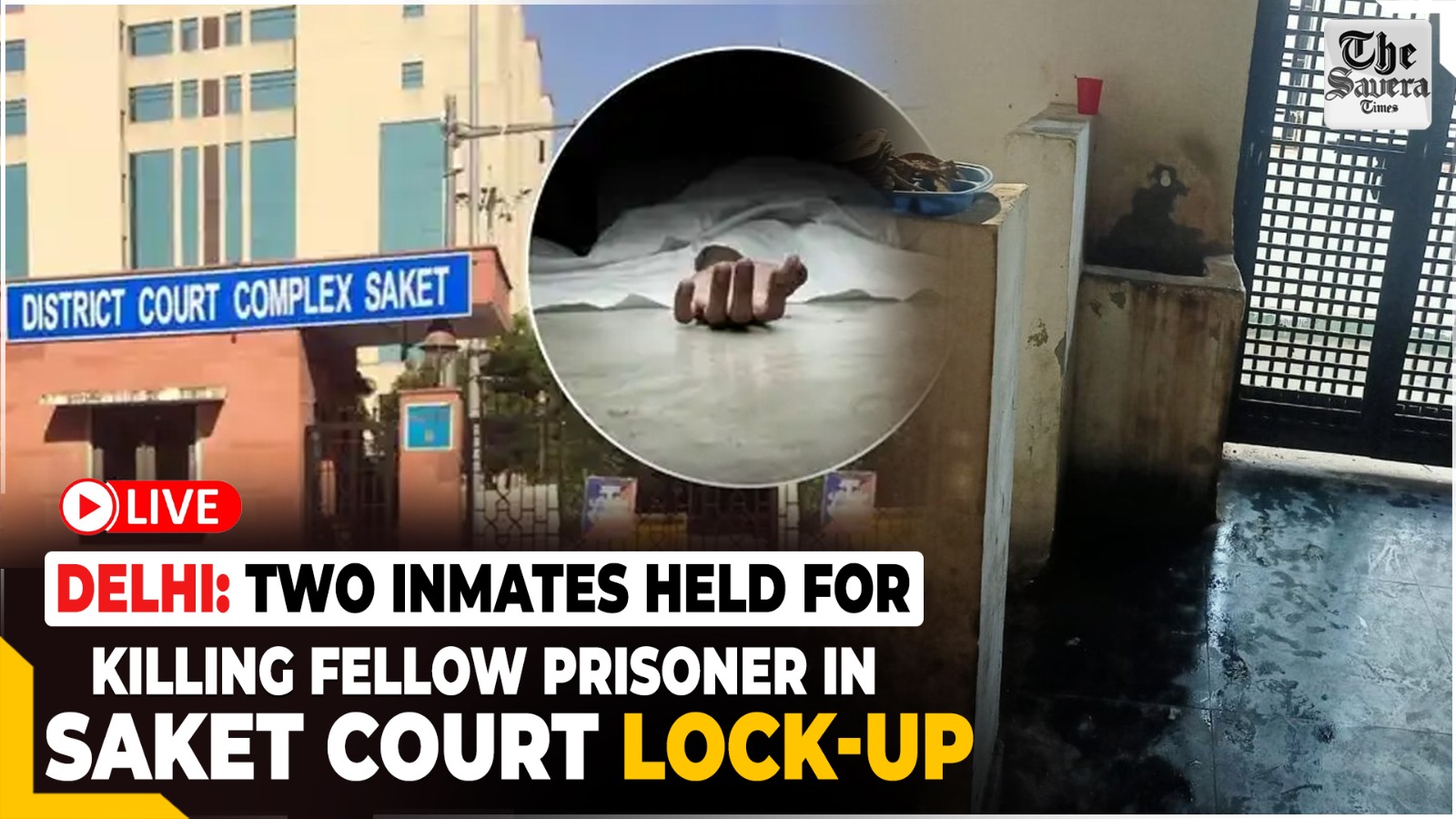 Delhi: Two Inmates held for killing fellow prisoner in Saket court lock-up