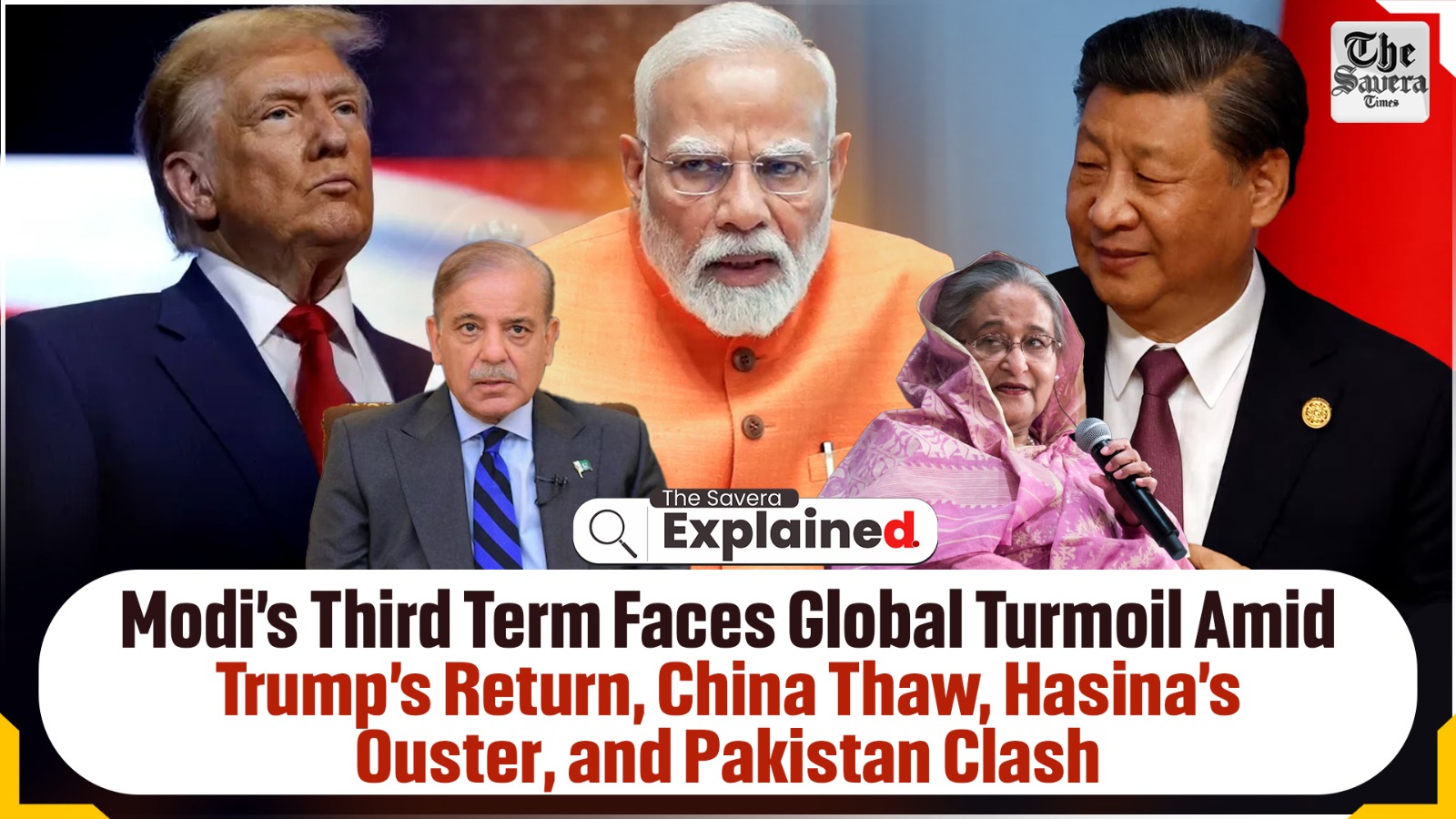 Modi’s Third Term Faces Global Turmoil Amid Trump’s Return, China Thaw, Hasina’s Ouster, and Pakistan Clash