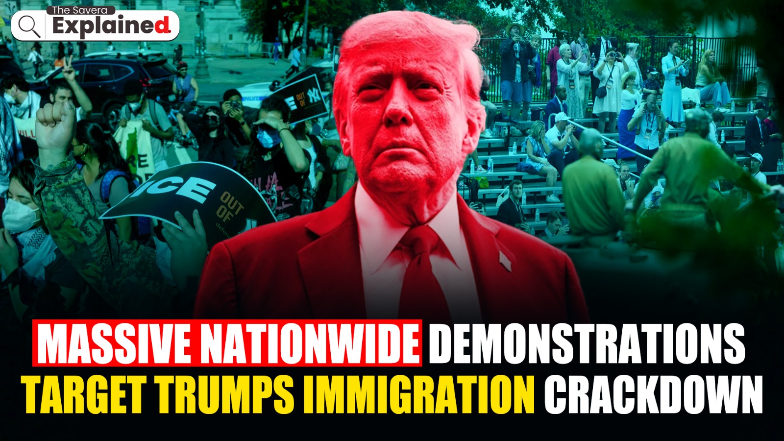Massive Nationwide Demonstrations Target Trump’s Immigration Crackdown
