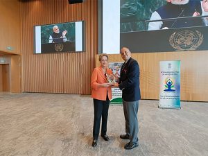 Yoga symbol of peace, says Dilma Rousseff at Shanghai event; Condoles Air India tragedy
