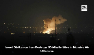 Israeli Strikes on Iran Destroys 35 Missile Sites in Massive Air Offensive