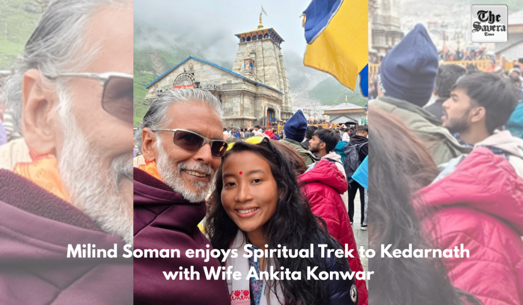Milind Soman enjoys Spiritual Trek to Kedarnath with Wife Ankita Konwar