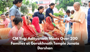 CM Yogi Adityanath Meets Over 200 Families at Gorakhnath Temple Janata Darshan
