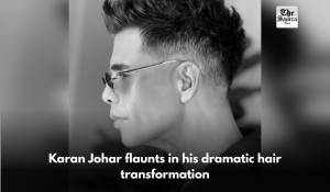 Karan Johar flaunts in his dramatic hair transformation