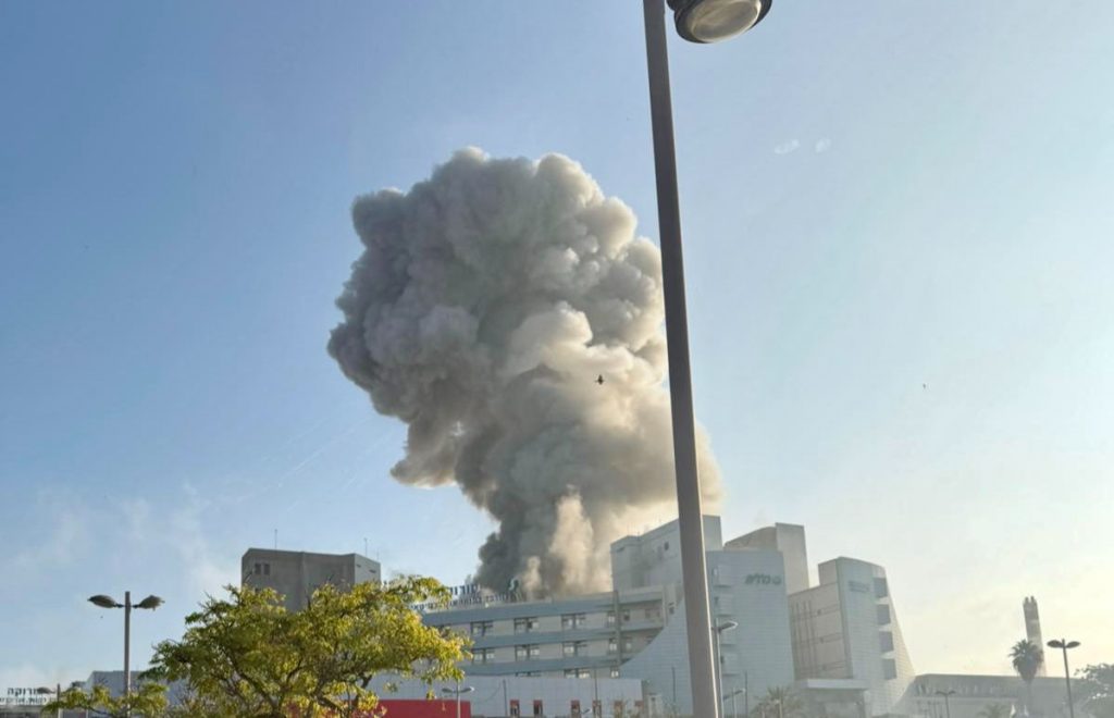 Iran ballistic missile hits hospital in Israel, dozens injured