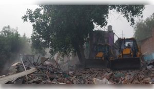 Demolition drive at Delhi’s Madrasi Camp amid residents’ discontent