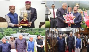 Vice President Jagdeep Dhankhar reached Shimla on a two-day visit, Governor-CM welcomed him at Annadale
