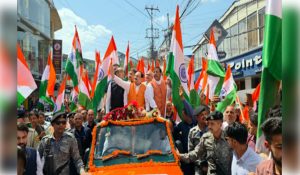 BJP chief Nadda participates in Tiranga Yatra in Himachal