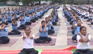 1000 NCC cadets perform yoga in Ahmedabad ahead of International Yoga Day