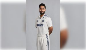 ‘Reporting for national duty’: Pant poses in whites ahead of England Tests