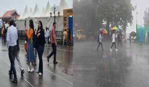 Heavy rain brings relief from heat in Himachal; Yellow alert for next 6 days