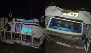 Tragic road accident in Lahaul Spiti: Tempo Traveller overturns; 2 dead, 22 injured