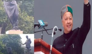 Vibhadra’s statue installed on the Ridge in Shimla, to be unveiled on July 15