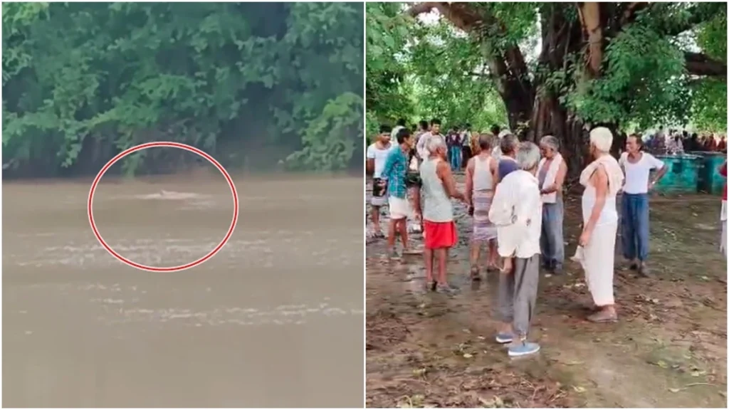 Woman killed crocodile attack Damoh