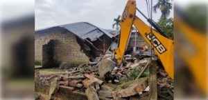 Authorities demolish illegal furniture market in Chandigarh