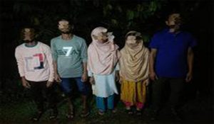 Five Bangladeshi nationals, three Rohingyas pushed back by Assam police Cachar and Sribhumi