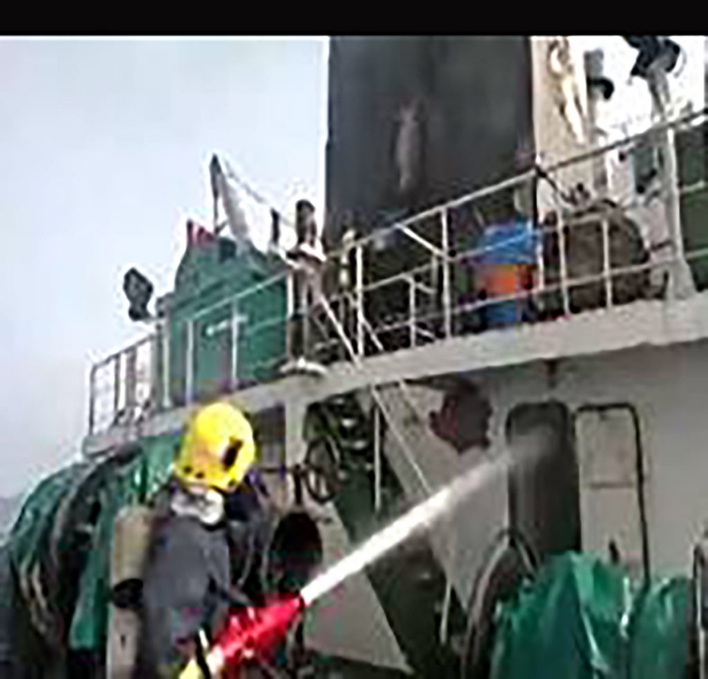 Indian Navy carries out firefighting, rescue operation on Palau-flagged tanker in Arabian Sea