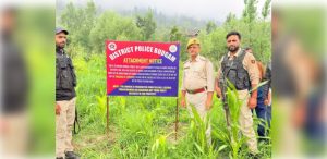 J&K Police attach three properties of Pakistan-based terror handlers in Budgam 