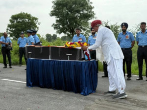 Jaguar jet crash: Pilot Rishiraj Singh Devda cremated with full military honours 
