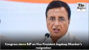 Congress slams BJP on Vice President Jagdeep Dhankar’s resignation